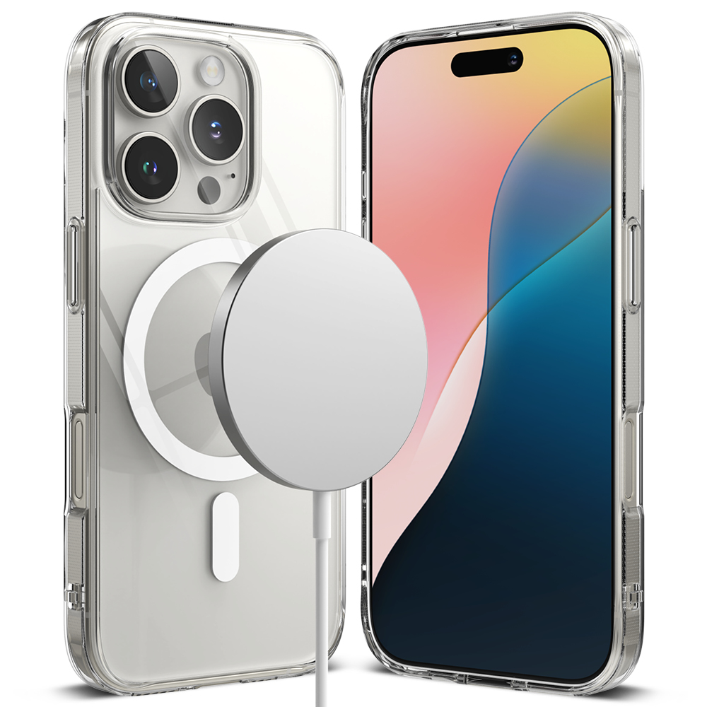Калъф за iPhone 16 Pro - Ringke Fusion MagSafe - Прозрачен