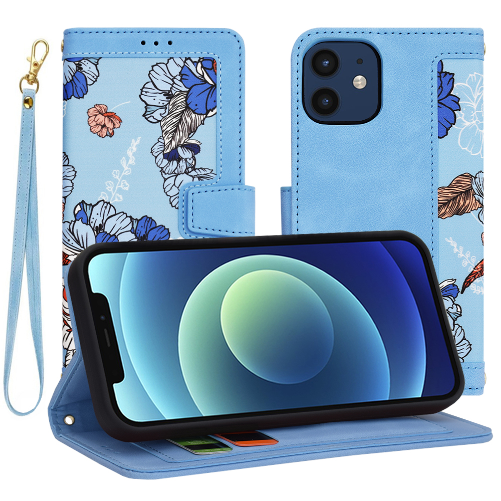 Калъф за iPhone 12 / 12 Pro - Techsuit FlipCraft - Vibrant Син