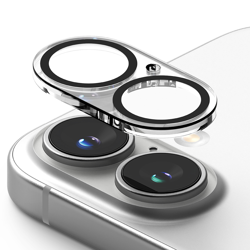 Капак за камера за iPhone 16 / iPhone 16 Plus (комплект 2) - Ringke Camera Protector Glass - Прозрачен