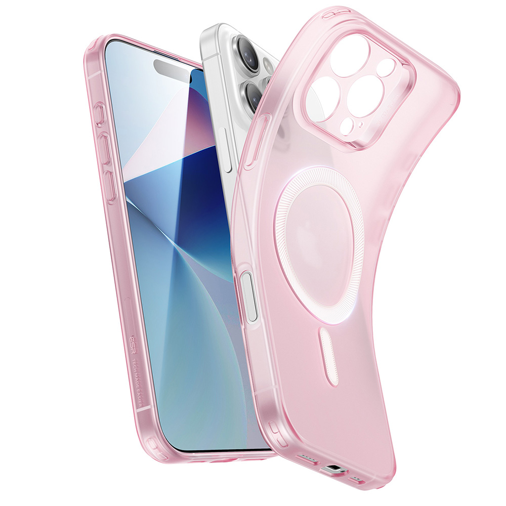 Калъф за iPhone 16 Pro - ESR Zero HaloLock - Frosted Розов