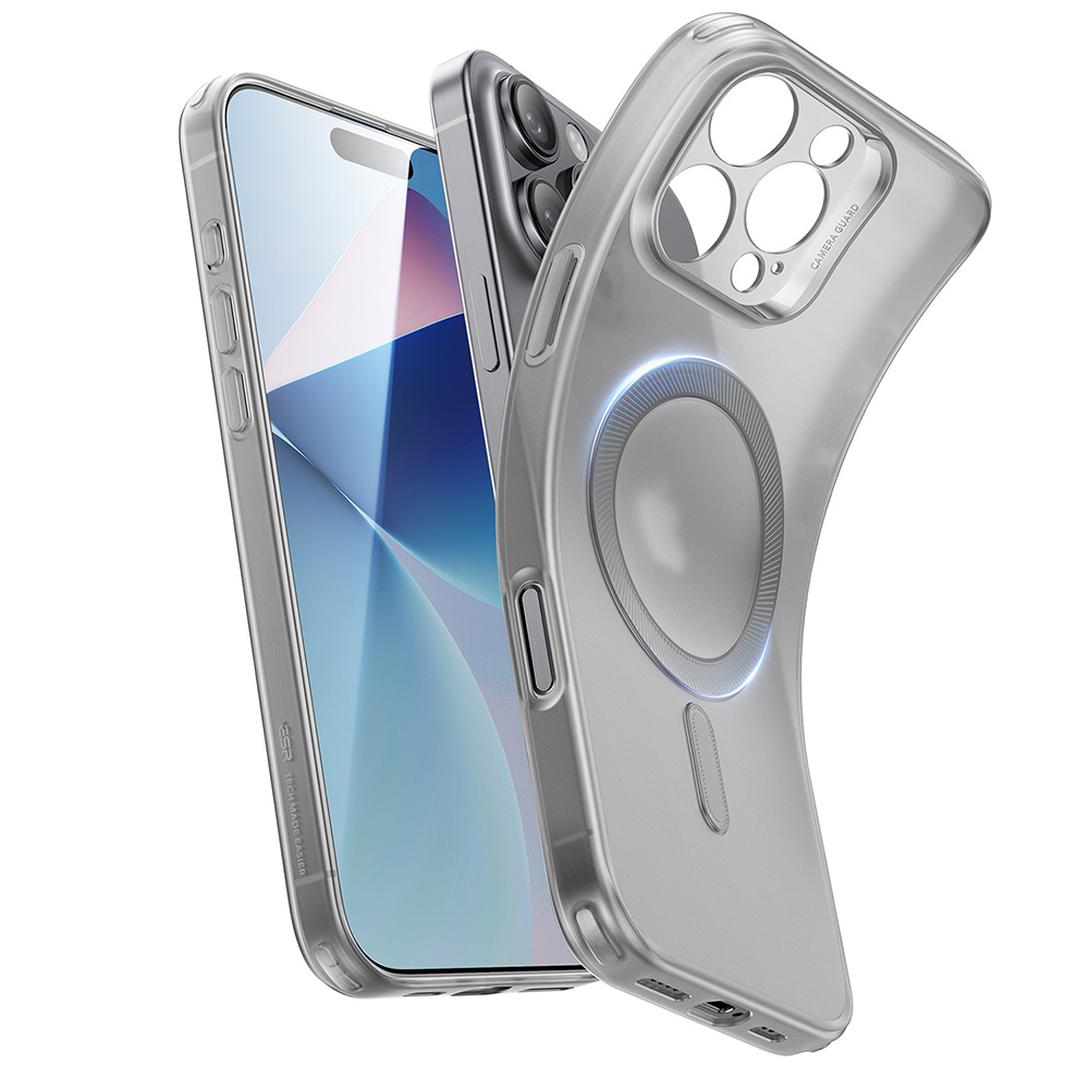Калъф за iPhone 16 Pro Max - ESR Zero HaloLock - Frosted Сив