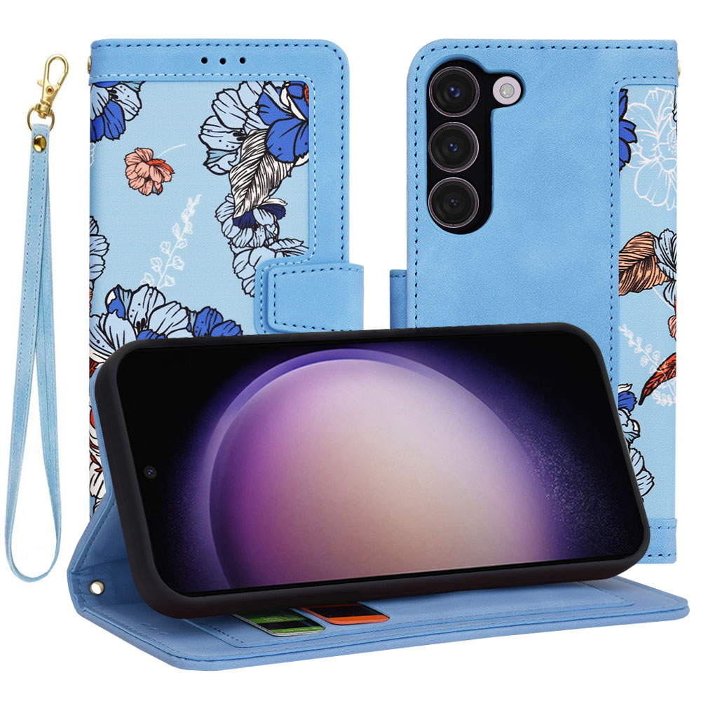 Калъф за Samsung Galaxy S23 - Techsuit FlipCraft - Vibrant Син
