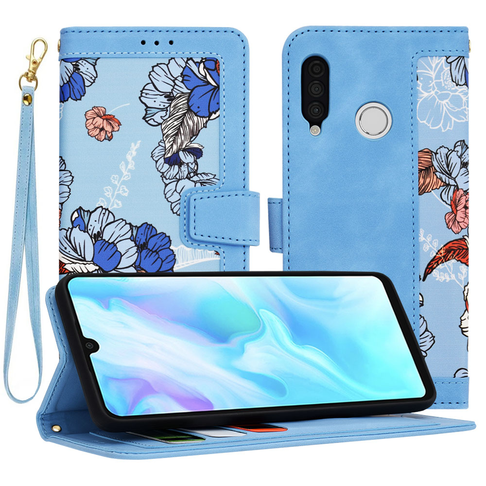 Калъф за Huawei P30 Lite / P30 Lite New Edition - Techsuit FlipCraft - Vibrant Син