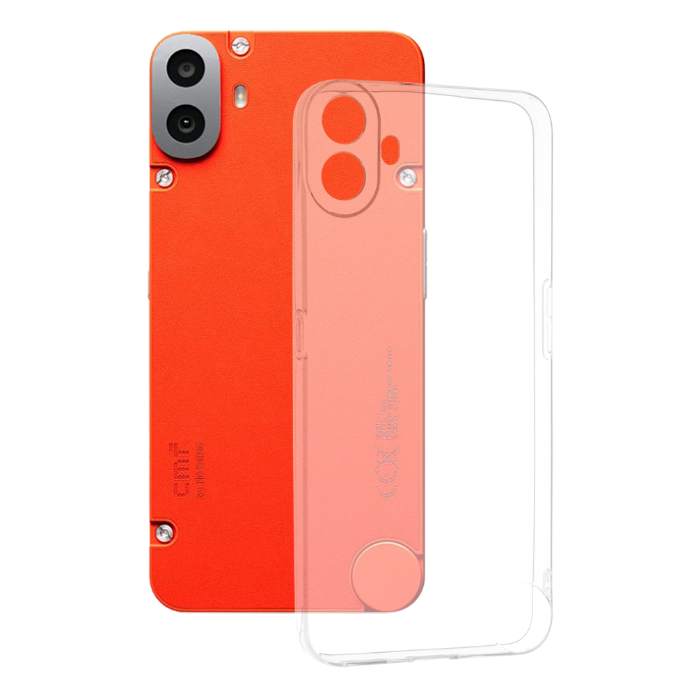 Калъф за нищо CMF Phone 1 - Techsuit Прозрачен Silicone - Прозрачен