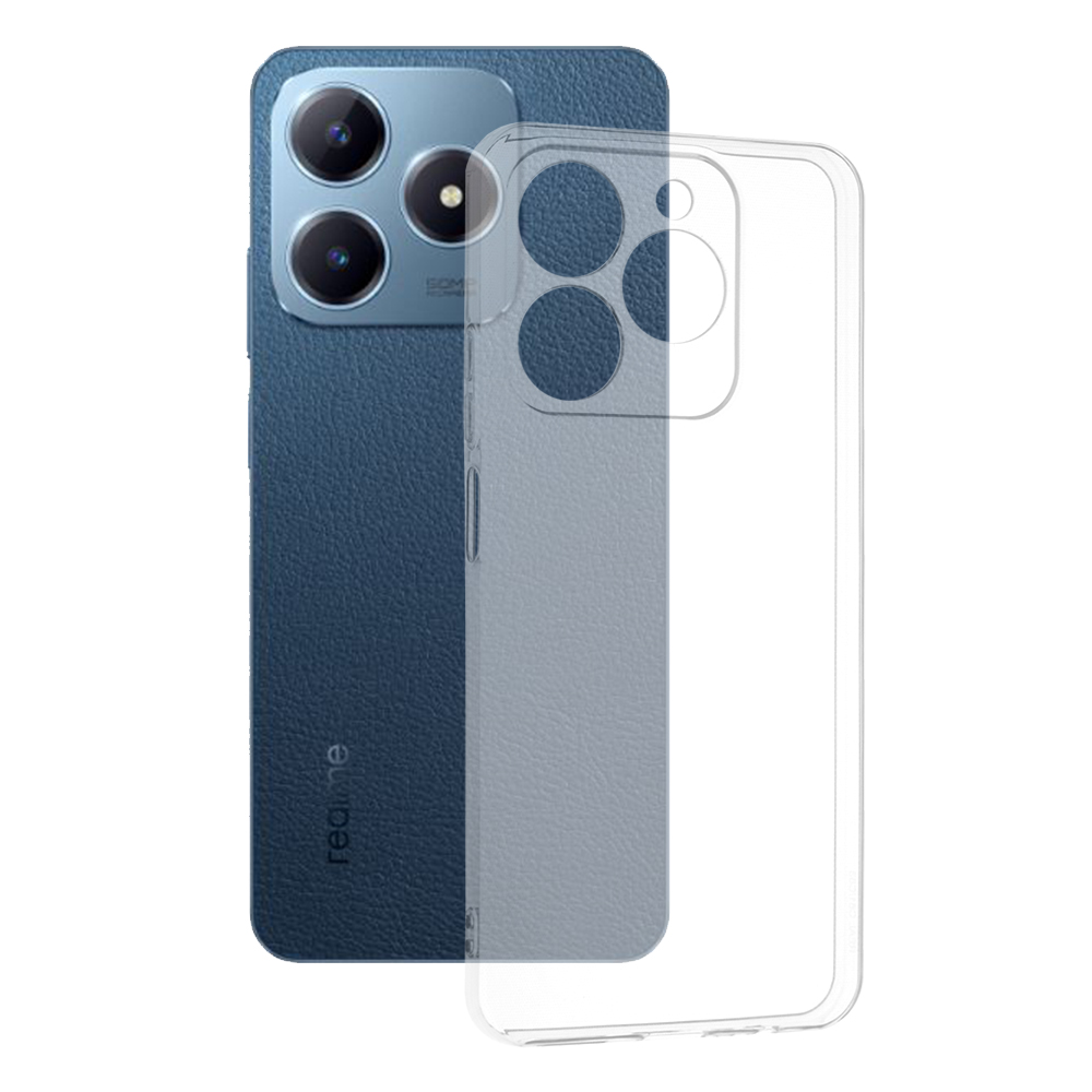 Калъф за Realme C63 - Techsuit Прозрачен Silicone - Прозрачен