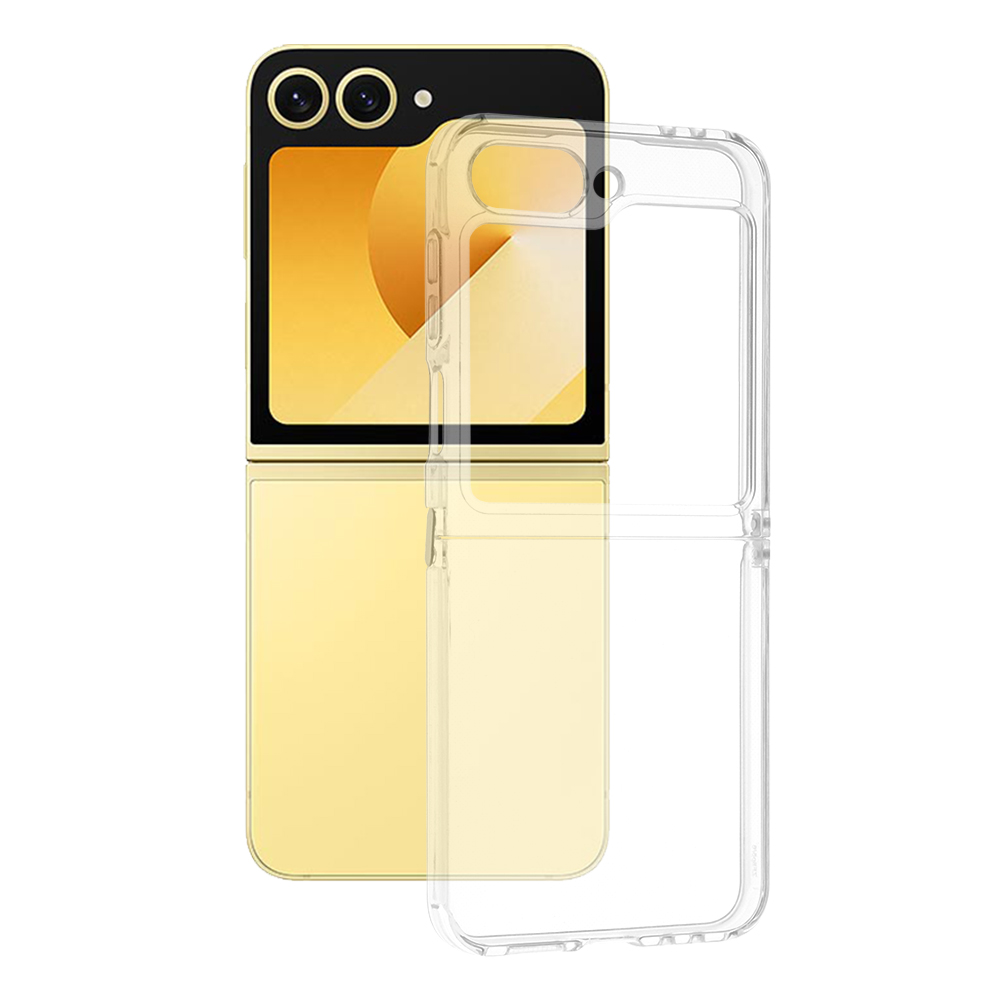 Калъф за Samsung Galaxy Z Flip6 / Flip7 FE - Techsuit Прозрачен Silicone - Прозрачен