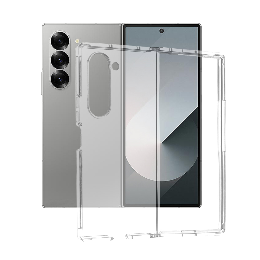 Калъф за Samsung Galaxy Z Fold6 - Techsuit Прозрачен Silicone - Прозрачен