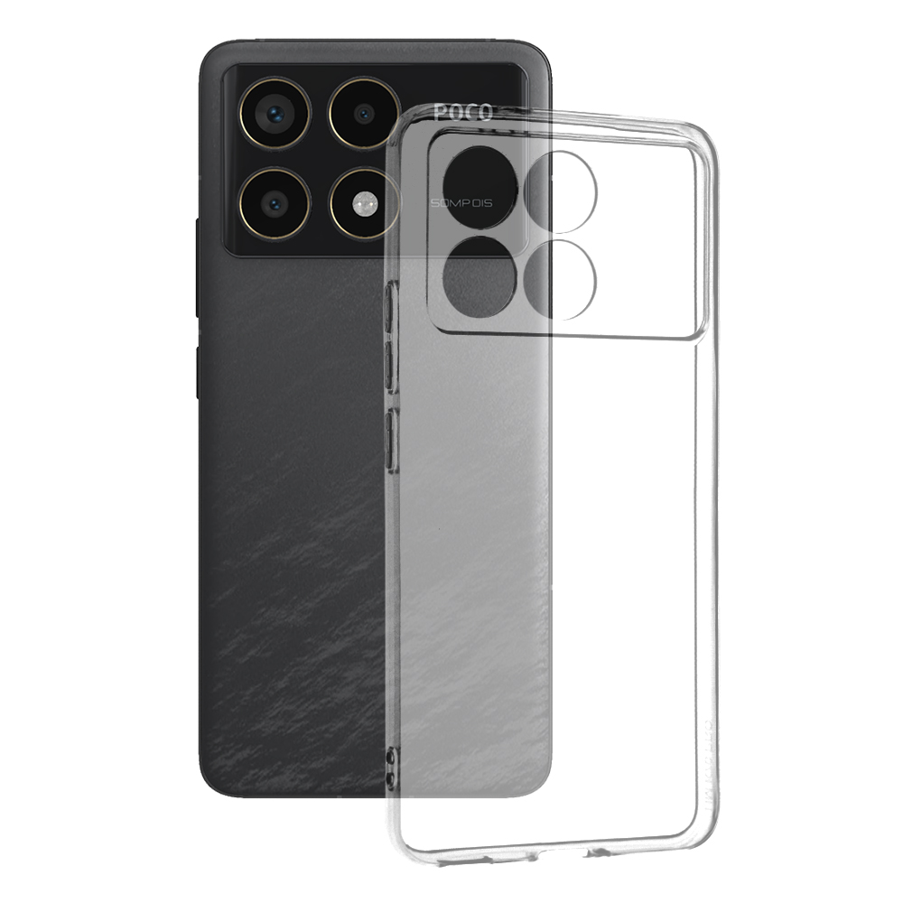 Калъф за Xiaomi Poco F6 Pro - Techsuit Прозрачен Silicone - Прозрачен