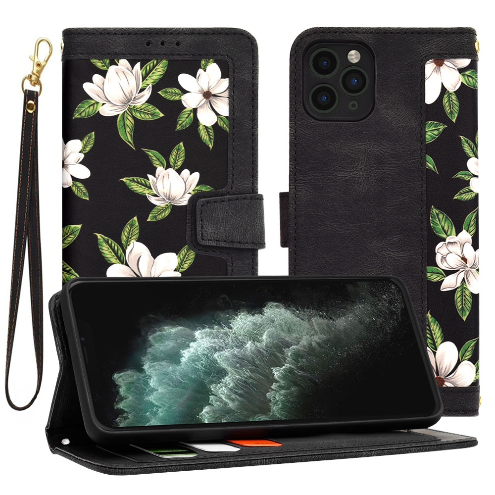 Калъф за iPhone 11 Pro Max - Techsuit FlipCraft - Flowers of the Dawn