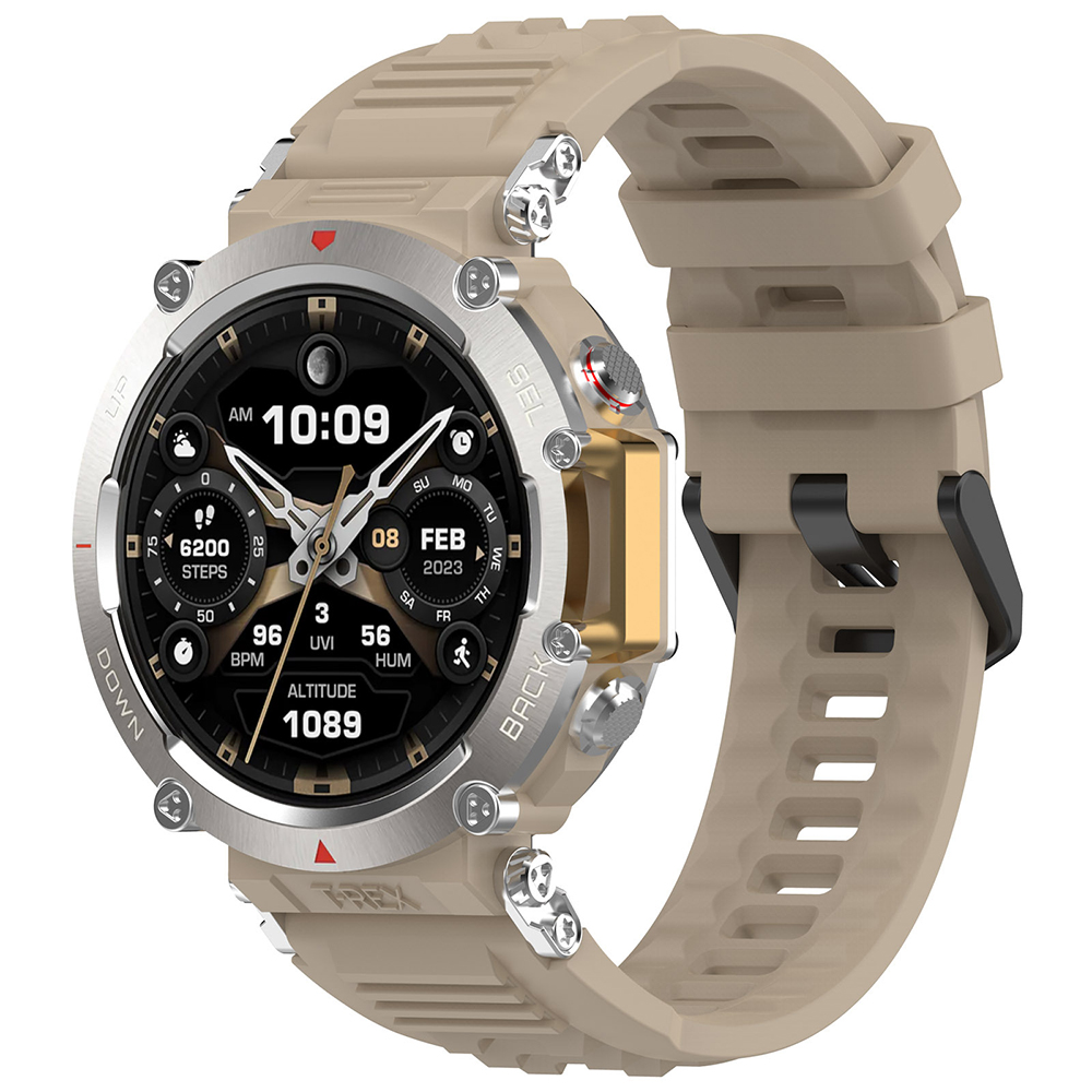 Каишка за Amazfit T-Rex Ultra - Techsuit Watchband (W067) - Бежов