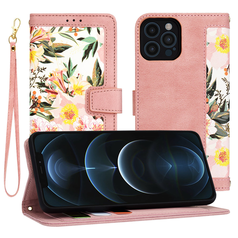 Калъф за iPhone 12 Pro Max - Techsuit FlipCraft - Sweetheart Розов