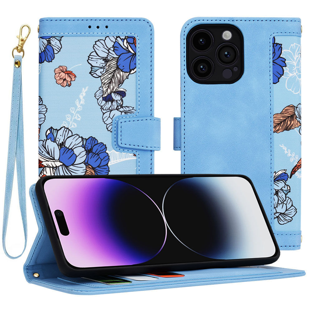 Калъф за iPhone 14 Pro Max - Techsuit FlipCraft - Vibrant Син