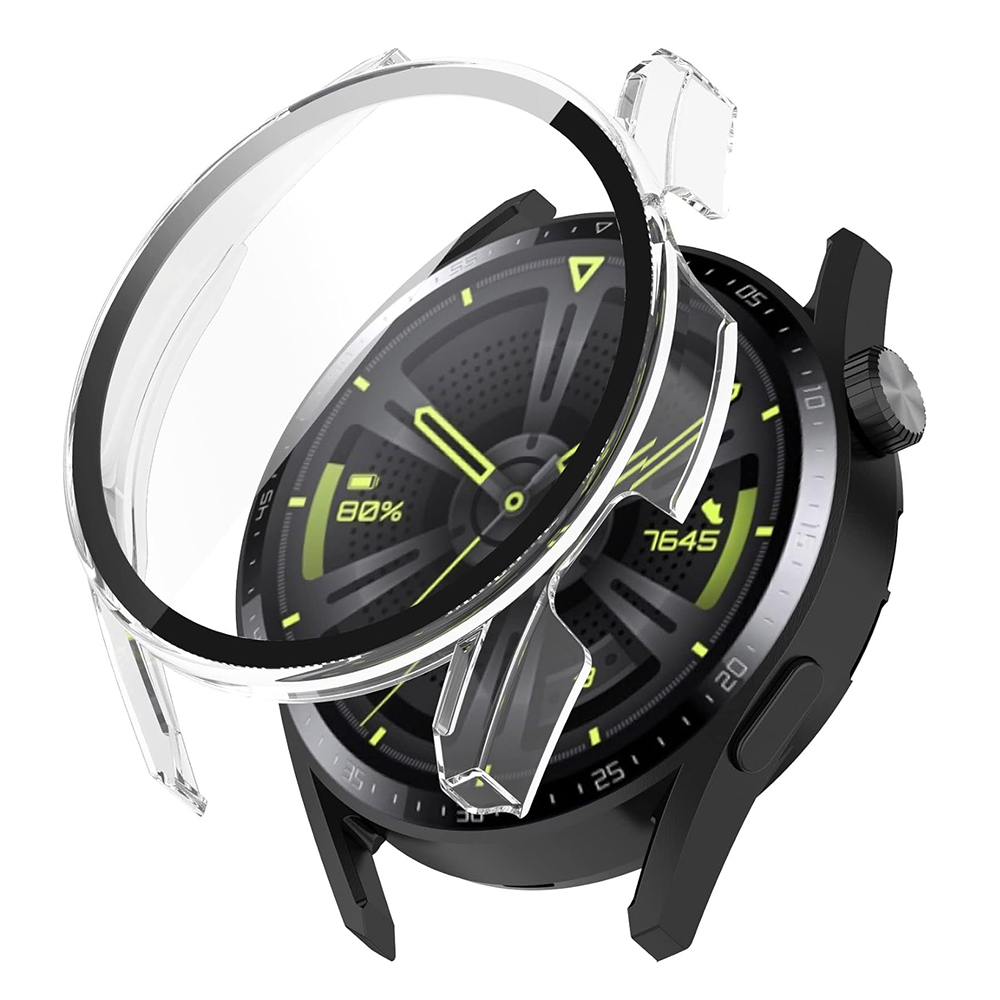 Калъф за Huawei Watch GT 3 (46mm) + калъф - Techsuit Defense360 Pro - Прозрачен