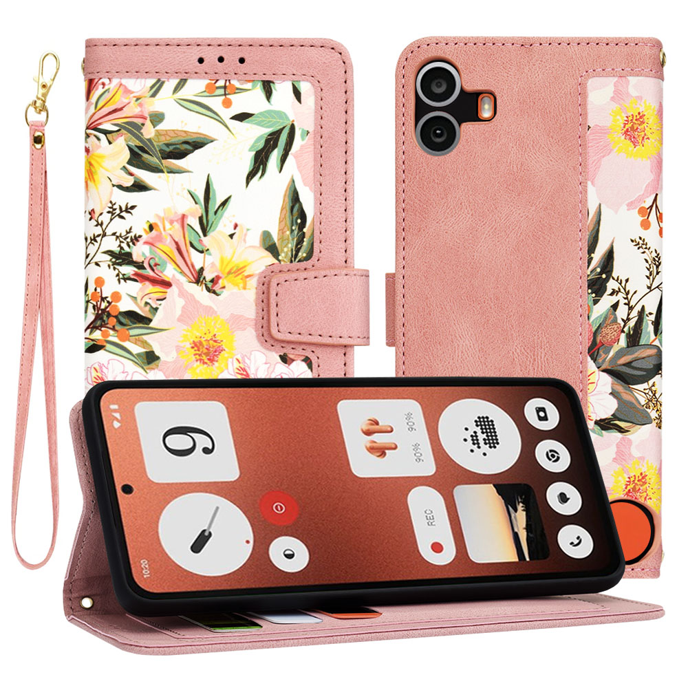 Калъф за нищо CMF Phone 1 - Techsuit FlipCraft - Sweetheart Розов