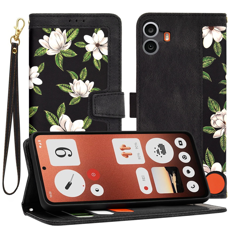 Калъф за нищо CMF Phone 1 - Techsuit FlipCraft - Цветята на зората