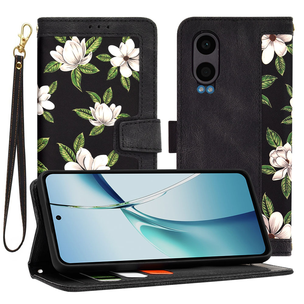 Калъф за OnePlus Nord CE4 Lite - Techsuit FlipCraft - Flowers of the Dawn