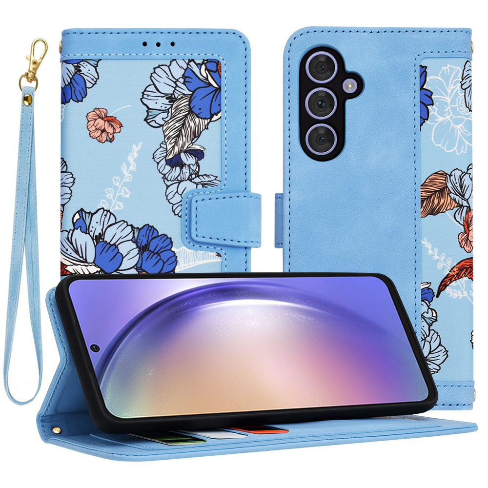 Калъф за Samsung Galaxy A54 - Techsuit FlipCraft - Vibrant Син