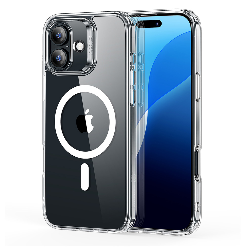 Калъф за iPhone 16 Plus - ESR Classic Hybrid HaloLock - Прозрачен