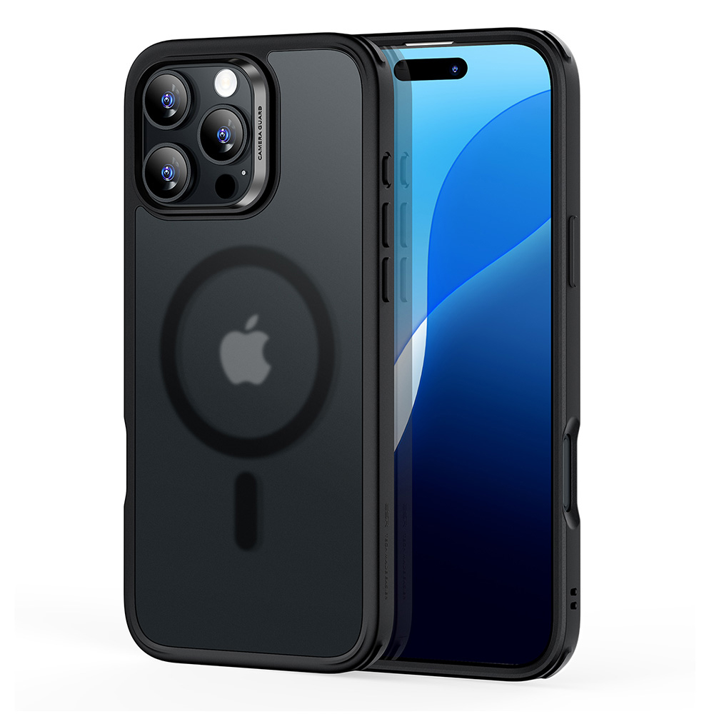 Калъф за iPhone 16 Pro - ESR Classic Hybrid HaloLock - Frosted Черен