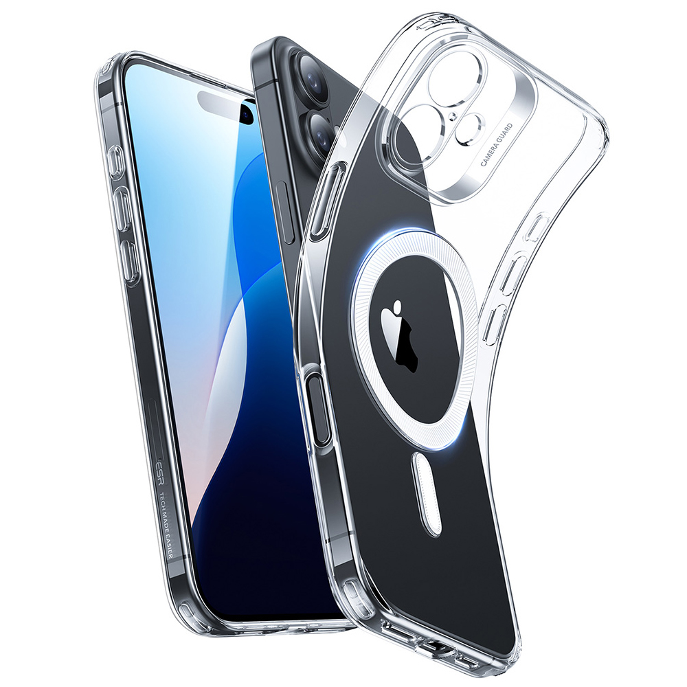 Калъф за iPhone 16 - ESR Zero HaloLock - Прозрачен