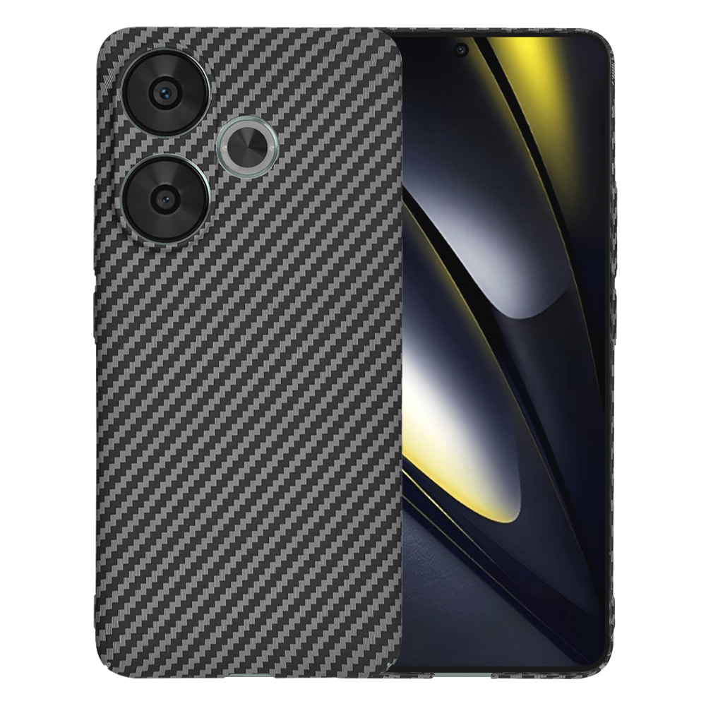 Калъф за Xiaomi Poco F6 - Techsuit Carbonite FiberShell - Черен
