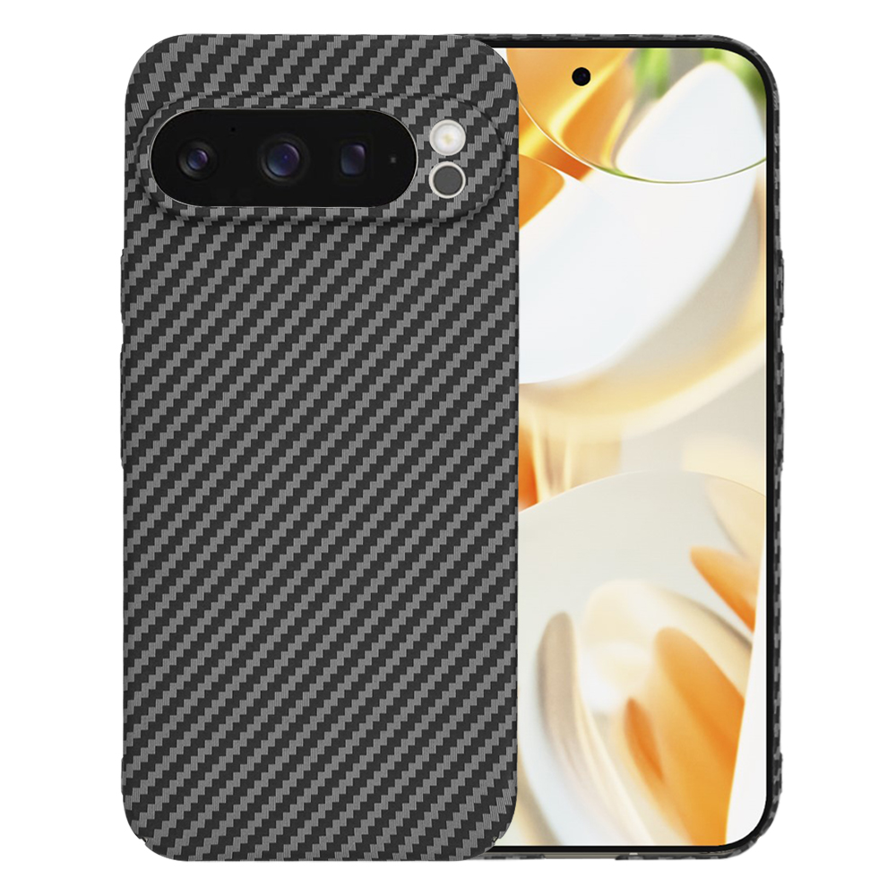 Калъф за Google Pixel 9 Pro - Techsuit Carbonite FiberShell - Черен