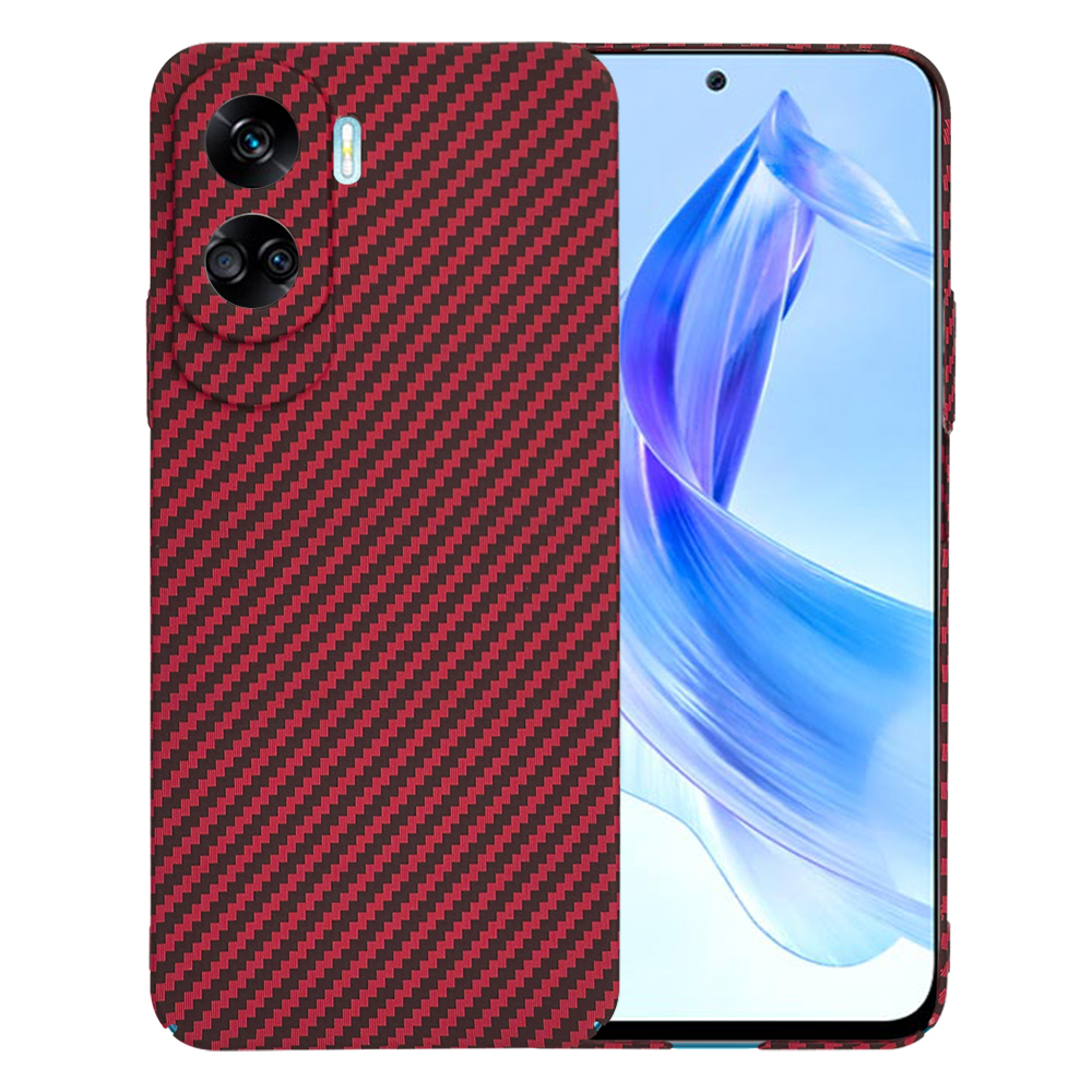 Калъф за Honor 90 Lite - Techsuit Carbonite FiberShell - Червен