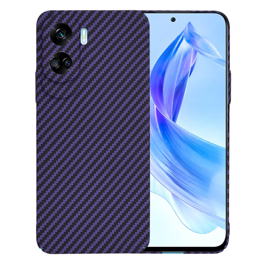 Калъф за Honor 90 Lite - Techsuit Carbonite FiberShell - Лилав