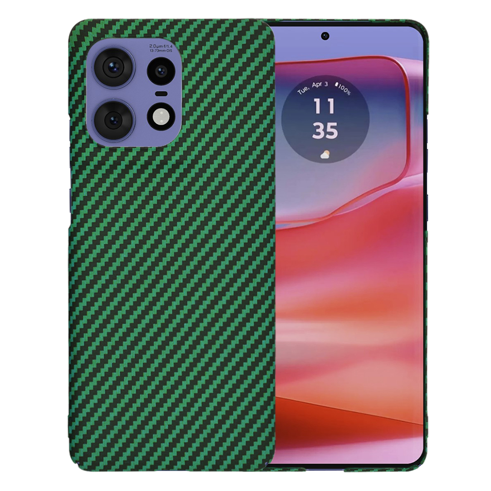 Калъф за Motorola Edge 50 Pro - Techsuit Carbonite FiberShell - Зелен