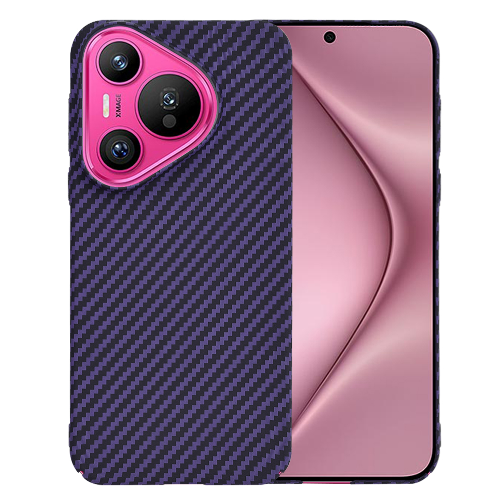 Калъф за Huawei Pura 70 - Techsuit Carbonite FiberShell - Лилав