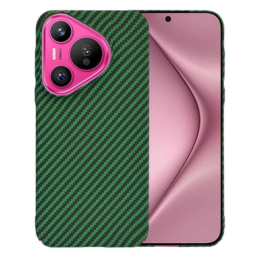 Калъф за Huawei Pura 70 - Techsuit Carbonite FiberShell - Зелен