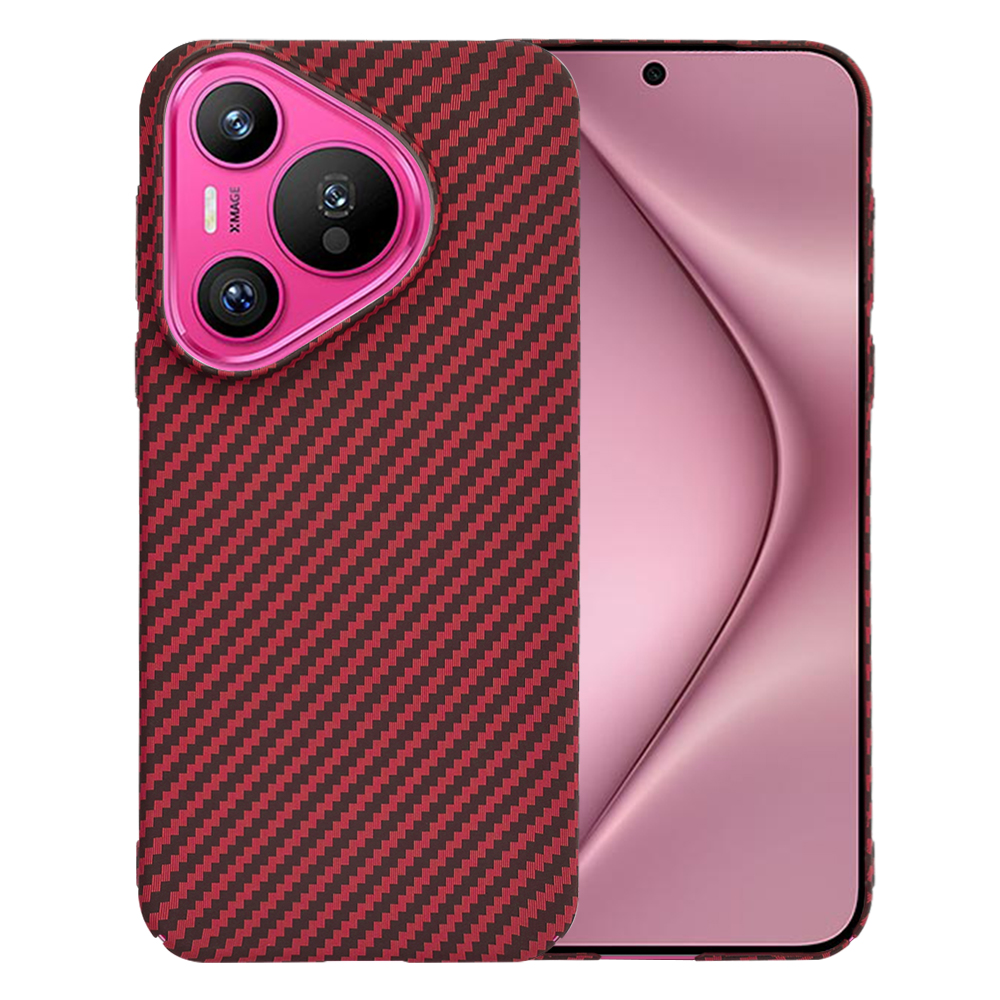 Калъф за Huawei Pura 70 - Techsuit Carbonite FiberShell - Червен