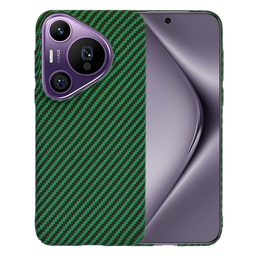 Калъф за Huawei Pura 70 Pro - Techsuit Carbonite FiberShell - Зелен