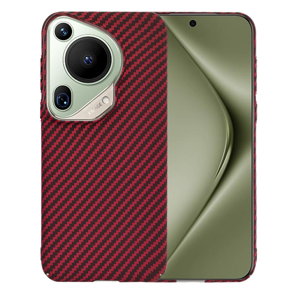 Калъф за Huawei Pura 70 Ultra - Techsuit Carbonite FiberShell - Червен