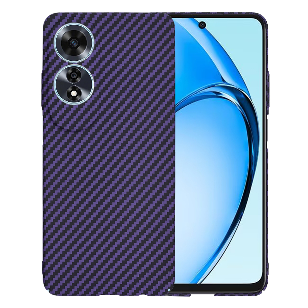 Калъф за Oppo A60 4G - Techsuit Carbonite FiberShell - Лилав