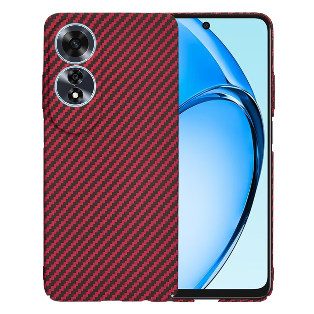 Калъф за Oppo A60 4G - Techsuit Carbonite FiberShell - Червен