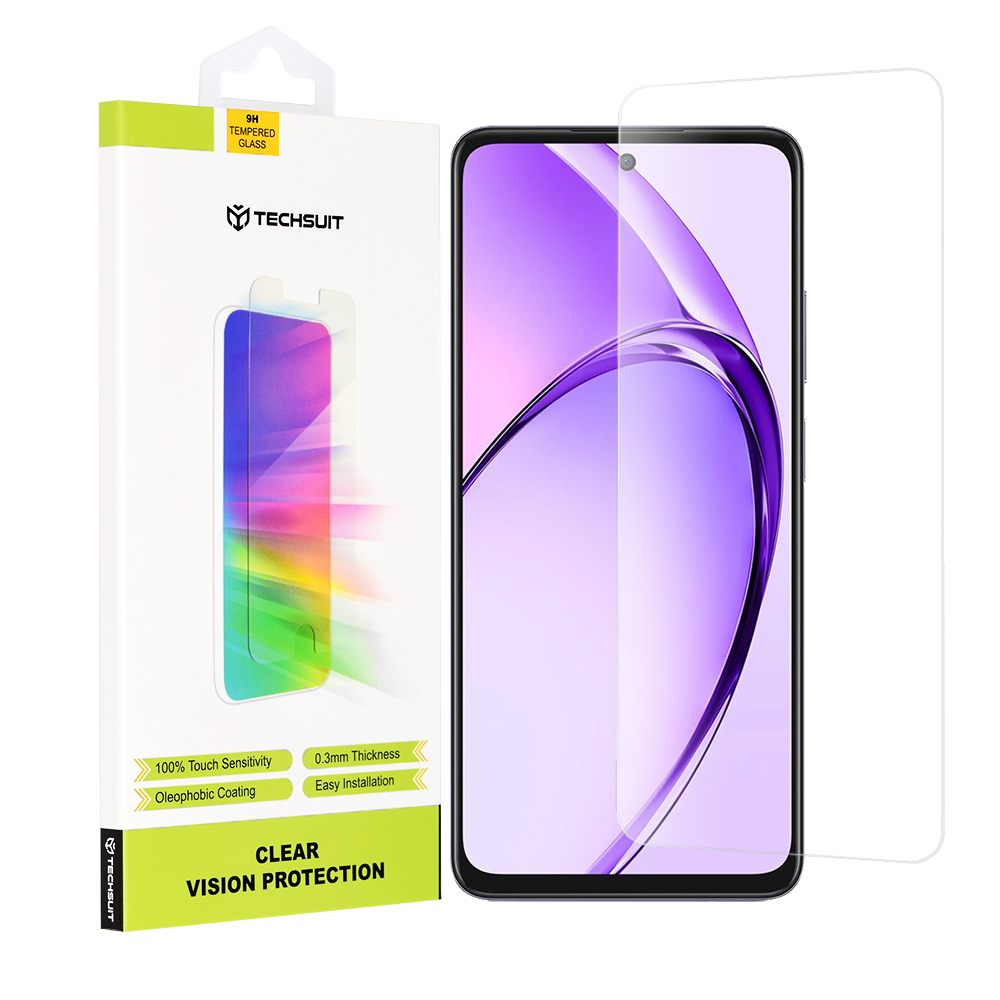 Капак за Oppo A80 5G - Techsuit Прозрачен Vision Glass - Прозрачен