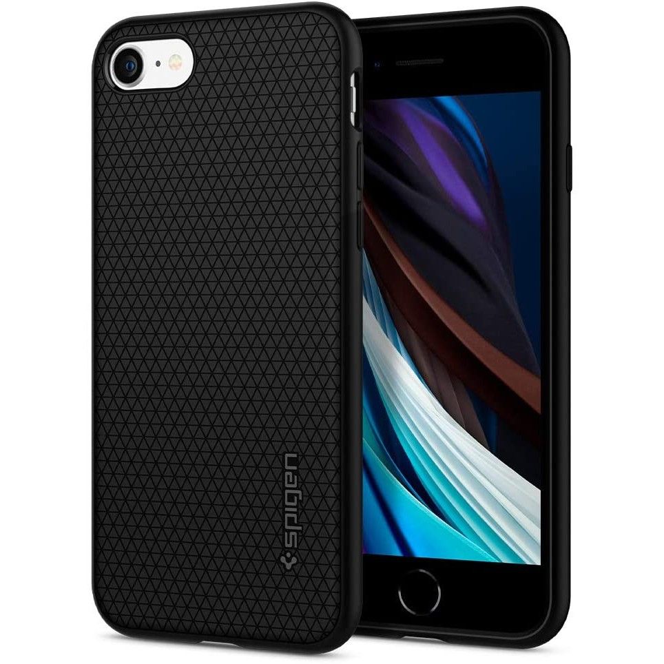 Калъф за iPhone 7 / iPhone 8 / iPhone SE 2, SE 2020 / iPhone SE 3, SE 2022 - Spigen Liquid Air (042CS20511) - Черен
