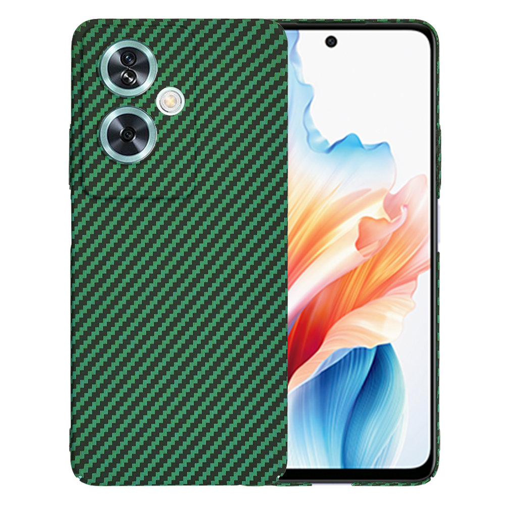 Калъф за Oppo A79 5G / OnePlus Nord N30 SE - Techsuit Carbonite FiberShell - Зелен