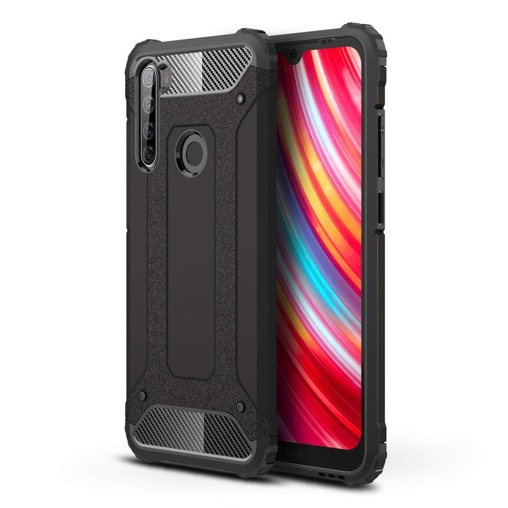 Калъф за Xiaomi Redmi Note 8T - Techsuit Hybrid Armor - Черен
