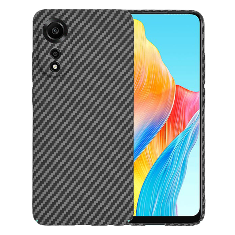 Калъф за Oppo A78 4G - Techsuit Carbonite FiberShell - Черен