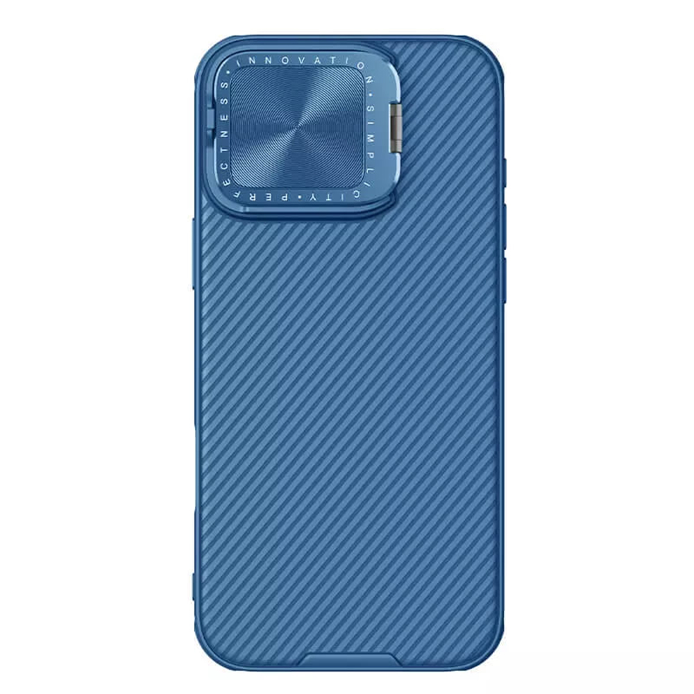 Калъф за iPhone 16 Pro - Nillkin CamShield Prop - Син