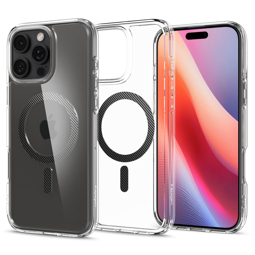 Калъф за iPhone 16 Pro Max - Spigen Ultra Hybrid MagSafe (ACS08000) - въглеродни влакна