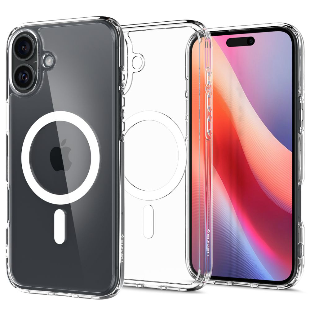 Калъф за iPhone 16 - Spigen Ultra Hybrid MagSafe (ACS08205) - Бял