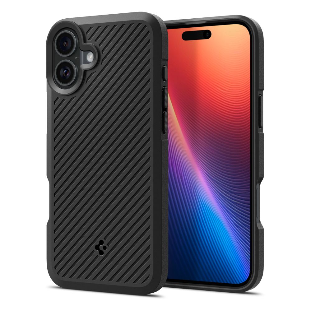 Калъф за iPhone 16 - Spigen Core Armor (ACS08220) - Матово черен