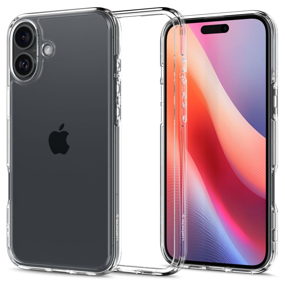 Калъф за iPhone 16 Plus - Spigen Ultra Hybrid (ACS08069) - Crystal Прозрачен
