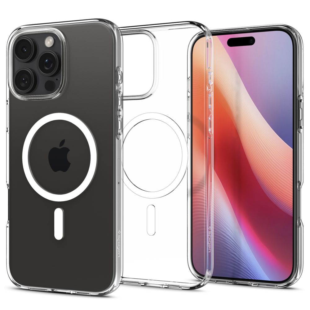 Калъф за iPhone 16 Pro Max - Spigen Liquid Crystal MagSafe (ACS08387) - Прозрачен