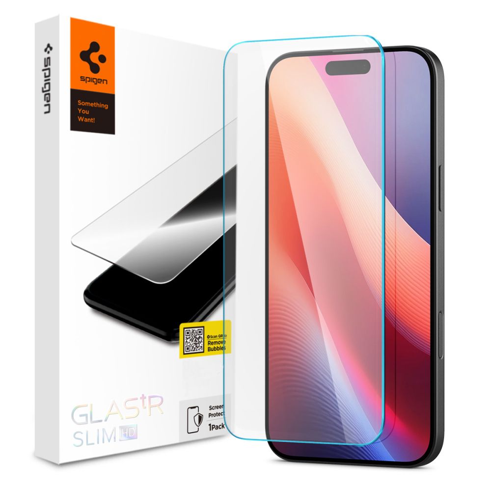 Калъф за iPhone 16 Pro Max - Spigen Glas.tR Slim HD - Прозрачен