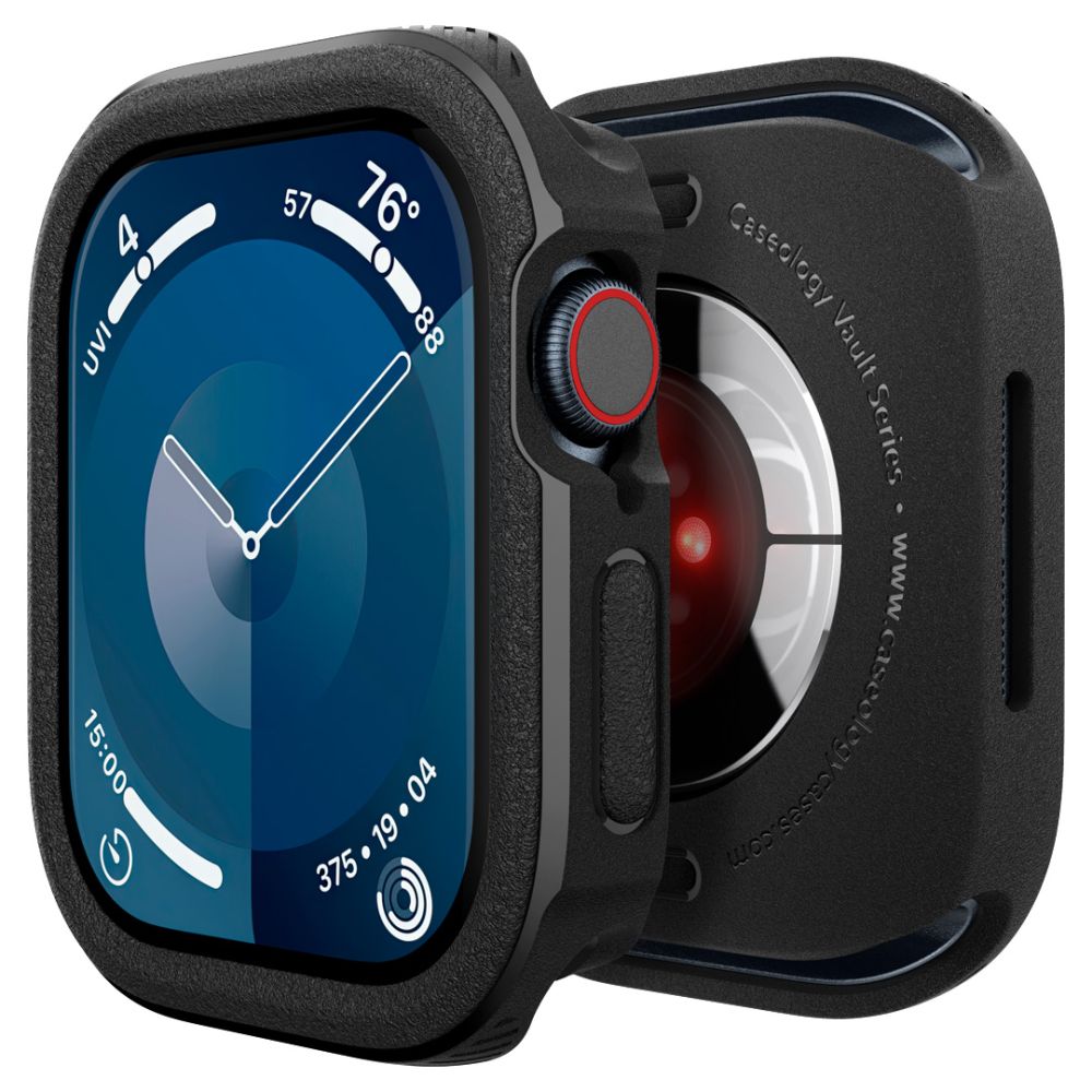 Калъф за Apple Watch 10 46mm / Watch 11 46mm - Spigen Caseology Vault - Matte Черен