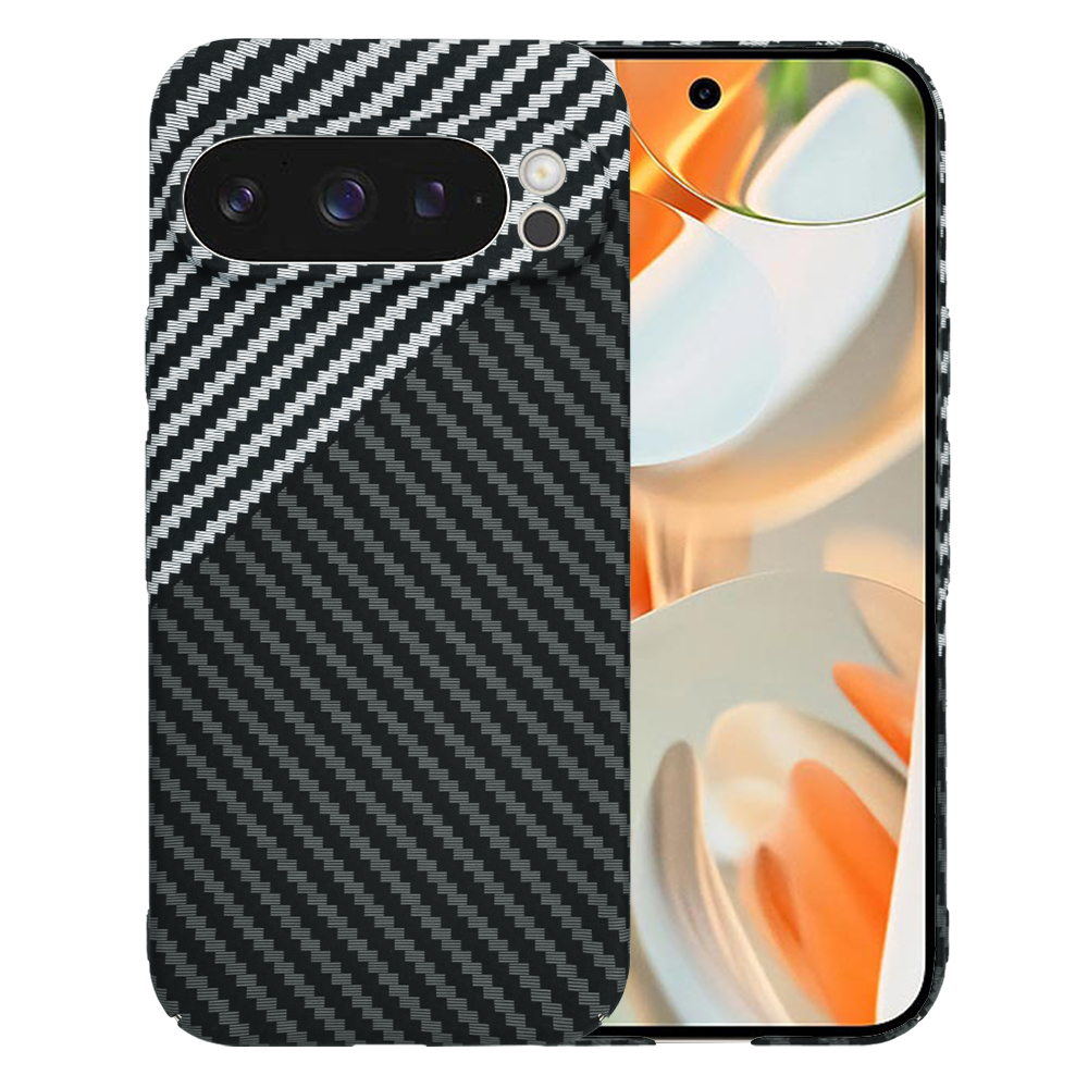 Калъф за Google Pixel 9 Pro - Techsuit Carbonite FiberShell - Stealth Сив